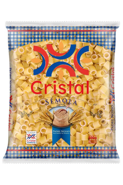 MACARRÃO CRISTAL SEMOLA PADRE NOSSO 500G