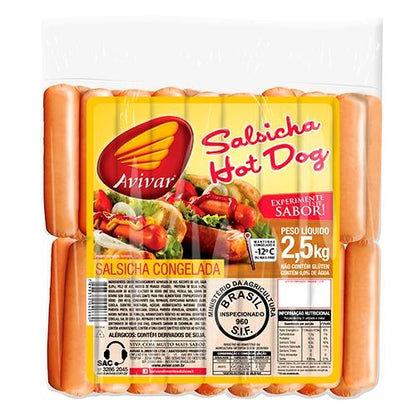 SALSICHA HOT DOG AVIVAR KG