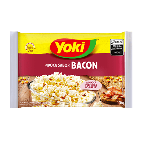 PIPOCA MICRO BACON YOKI 100G