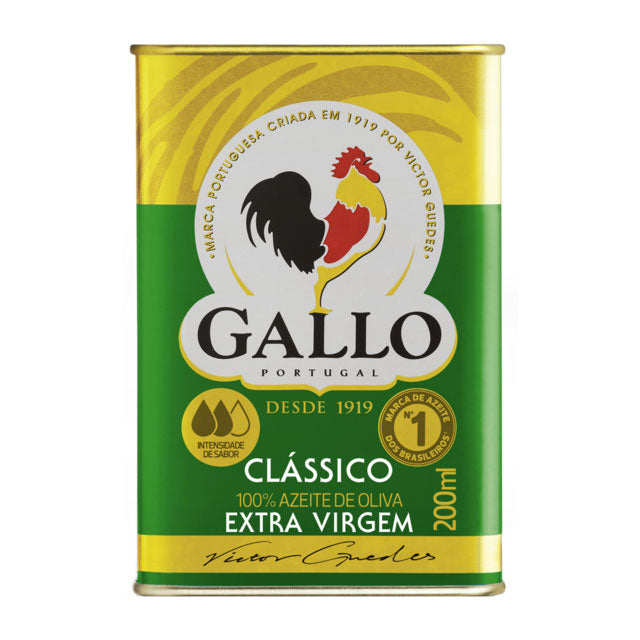 AZEITE EXTRA VIRGEM GALLO LATA 200ML