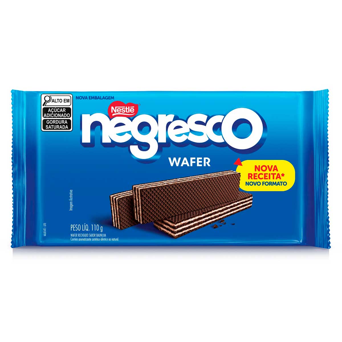 BISCOITO WAFER NEGRESCO 110G