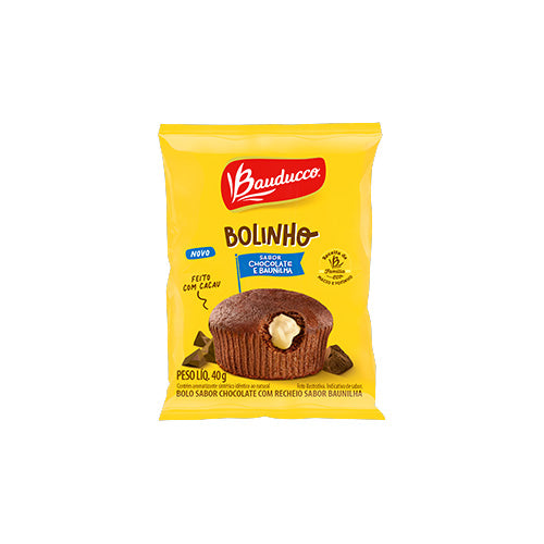 BOLINHO CHOCOLATE COM BAUNILHA 40G