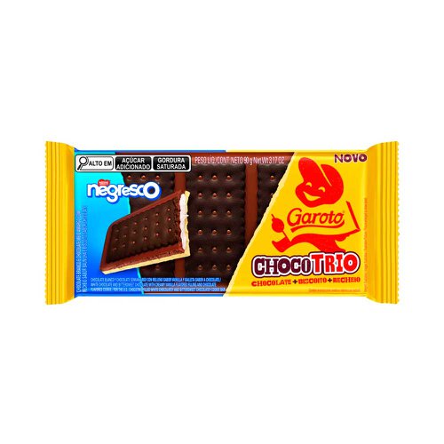 GAROTO CHOCOTRIO NEGRESCO 90G