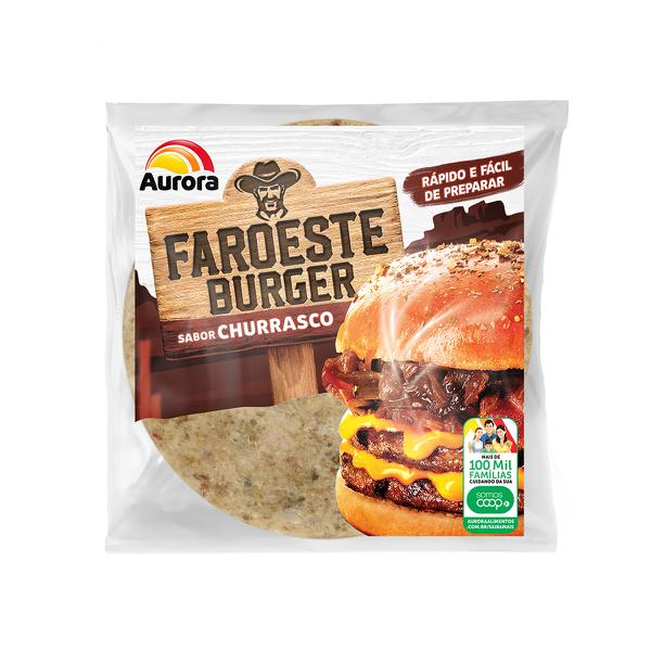 HAMBURGUER FAROESTE CHURRASCO AURORA 56G