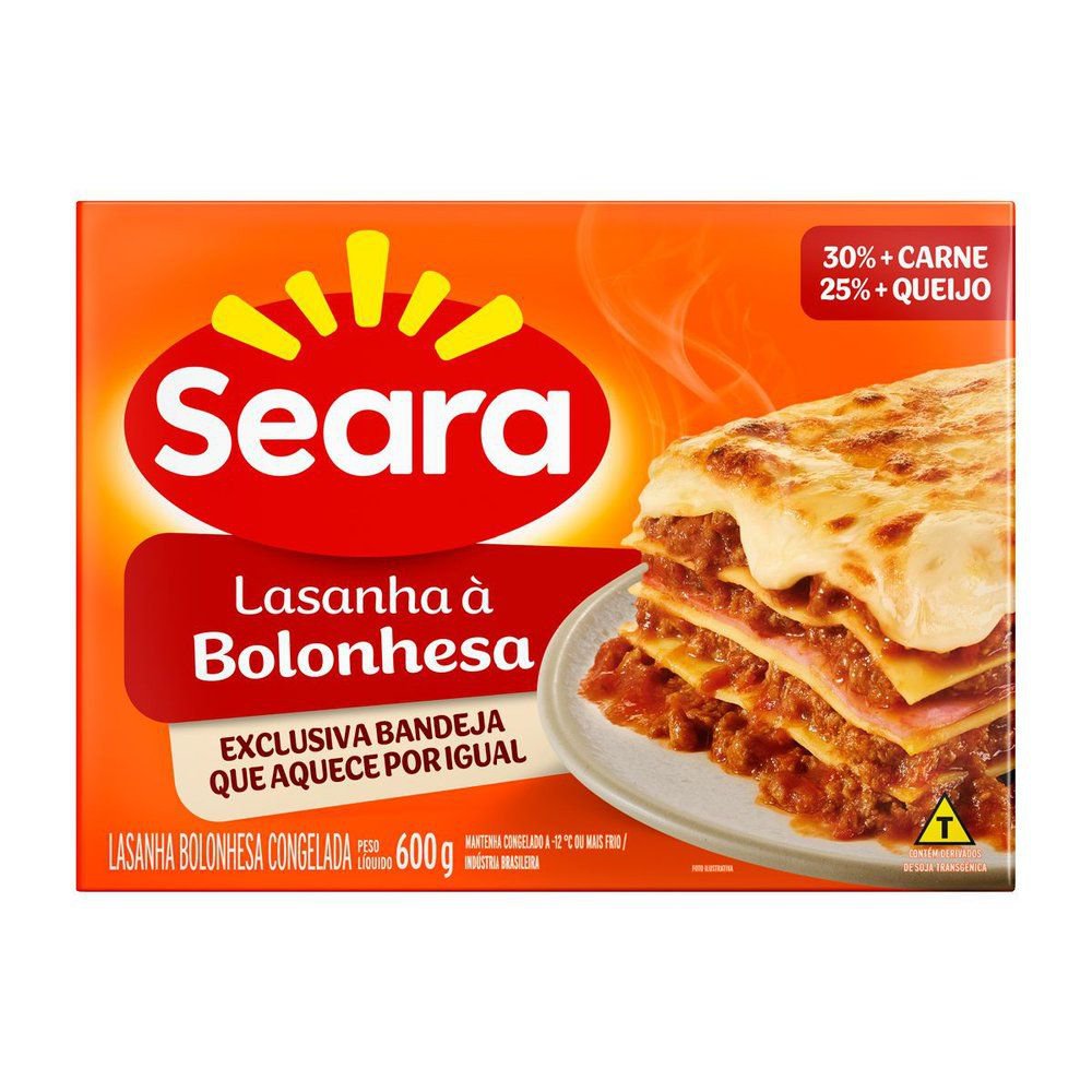 LASANHA BOLONHESA SEARA 600G
