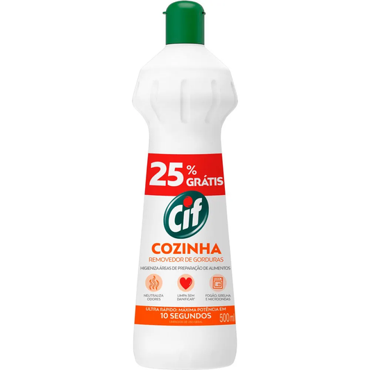 LIMPADOR CIF DESENGORDURANTE SPRAY 500ML