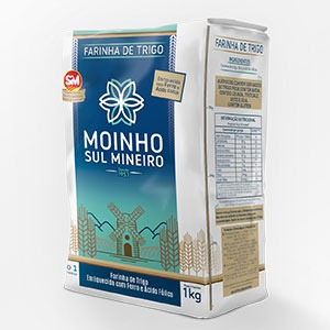 FARINHA DE TRIGO MOINHO SUL MINEIRO 1KG