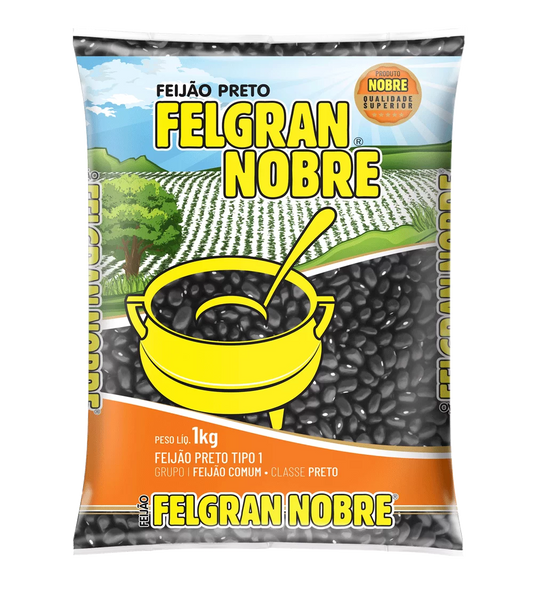 FEIJÃO PRETO FELGRAN NOBRE 1KG
