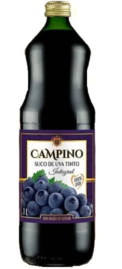 SUCO DE UVA CAMPINO TINTO INT 1 LITRO