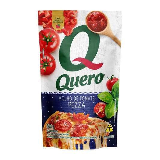 MOLHO DE TOMATE PIZZA QUERO 240G