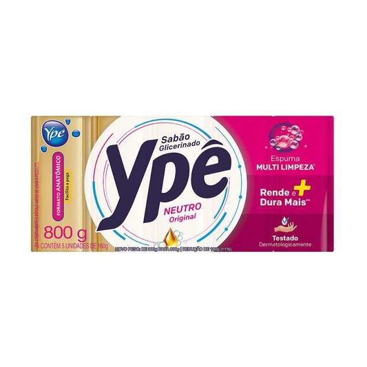 SABAO EM BARRA YPE NEUTRO 800G