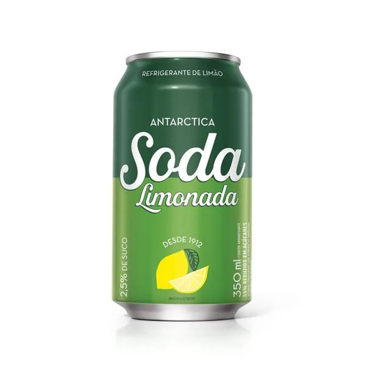 REFRIGERANTE SODA LIMONADA LATA 350ML