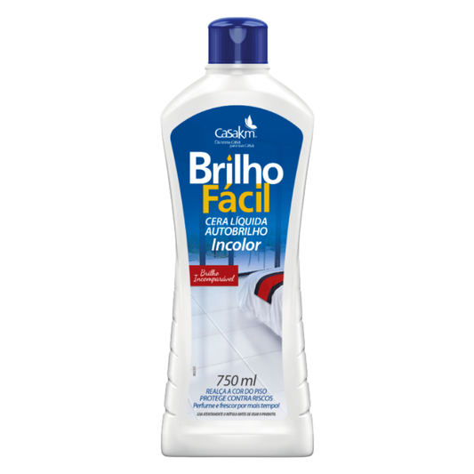 CERA BRILHO FACIL INCOLOR 750ML