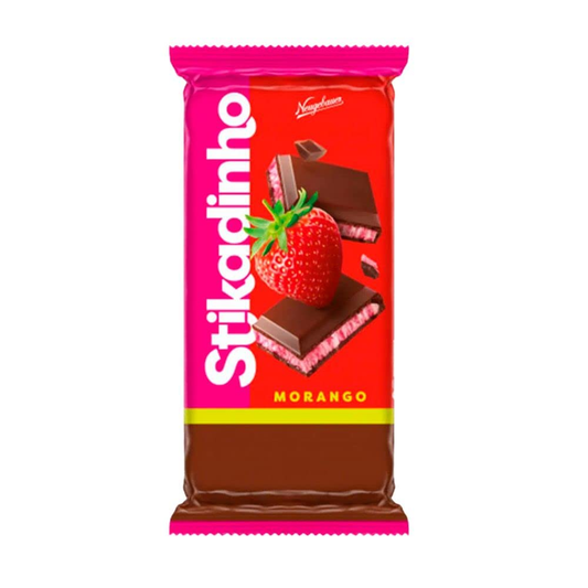 BARRA STIKADINHO MORANGO 70G