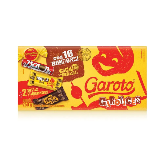CAIXA DE BOMBOM GAROTO 250G