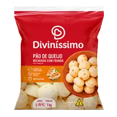 PAO DE QUEIJO RECH FRANGO DIVINISSIMO 800G