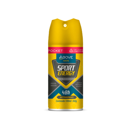 DESODORANTE ABOVE POCKET SPORT ENERGY MEN 50G