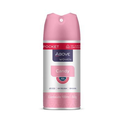DESODORANTE ABOVE POCKET CLAS CANDY 50G