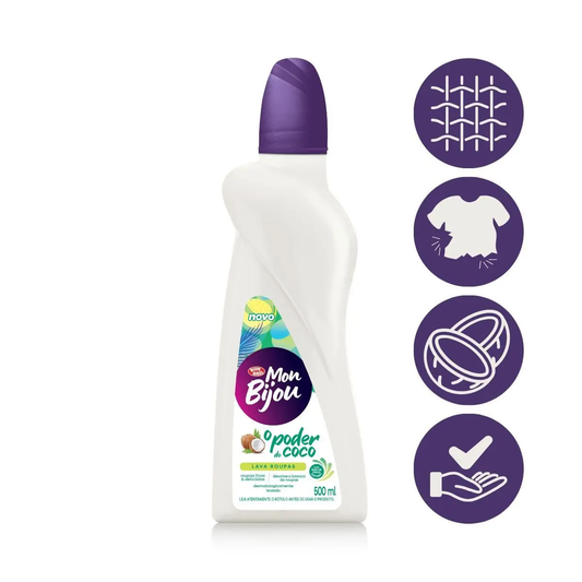 MON BIJOU LAVA ROUPAS COCO 500ML
