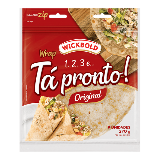 PAO TORTILLA TA PRONTO ORIGINAL WICKBOLD 270G