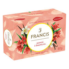 SABONETE FRANCIS CLASSICO JASMIM E BAUNILHA 90G