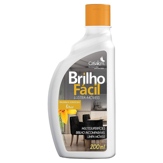 LUSTRA MOVEIS BRILHO FACIL LIRIO 200ML