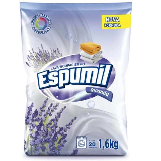 SABAO EM PO ESPUMIL LAVANDA 1,6 KG