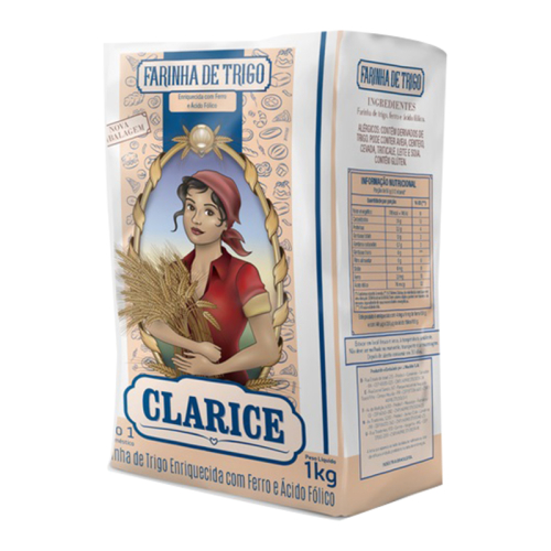 FARINHA DE TRIGO CLARICE TP1 PAPEL 1KG