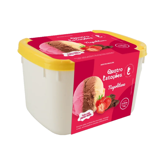 SORVETE 4 ESTACOES NAPOLITANO 2L