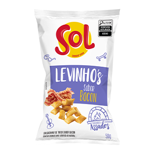 SALGADINHO BACON LEVINHOS 50G