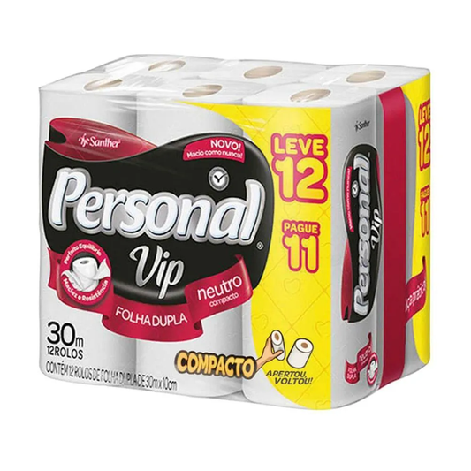 PAPEL HIG PERSONAL VIP FD 12R 30M