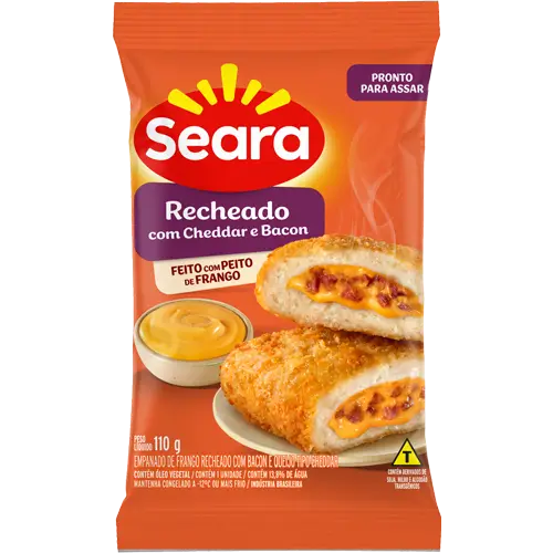 EMPANADO RECHEADO CHEDDAR/BACON 110G