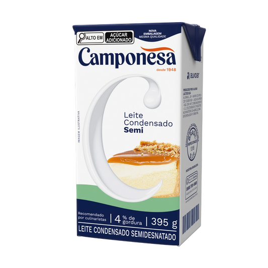 LEITE CONDENSADO INTEGRAL CAMPONESA 395G