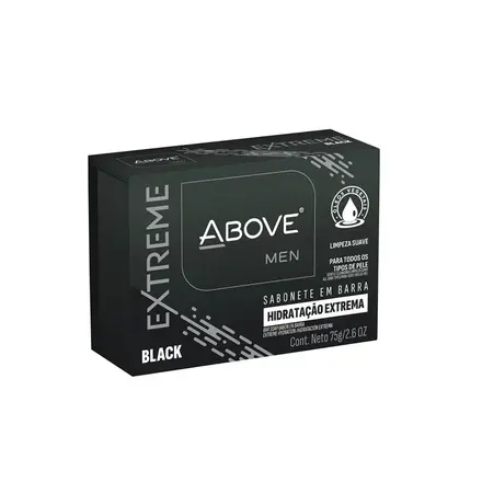 SABONETE ABOVE EXTREME BLACK 75G