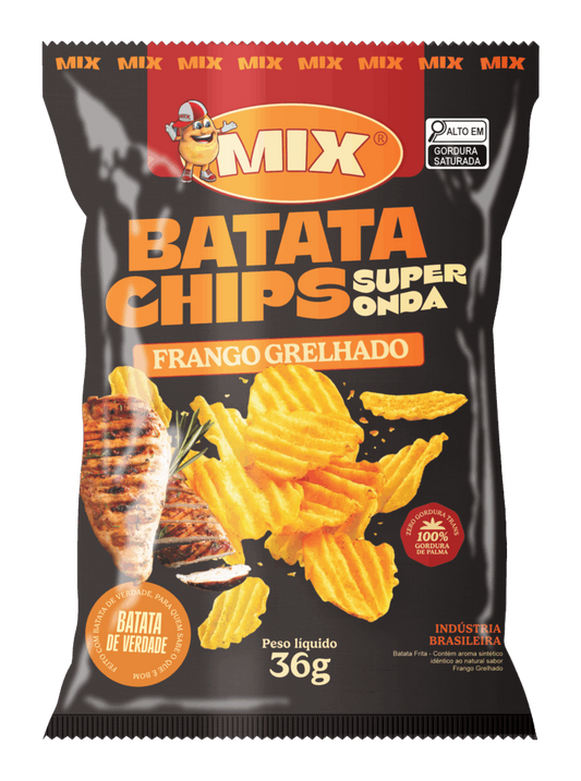 BATATA MIX FRANGO GRELHADO CHIPS 180G