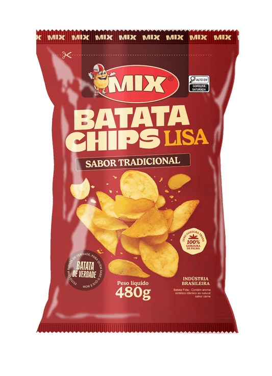 BATATA MIX CHIPS LISA 480G