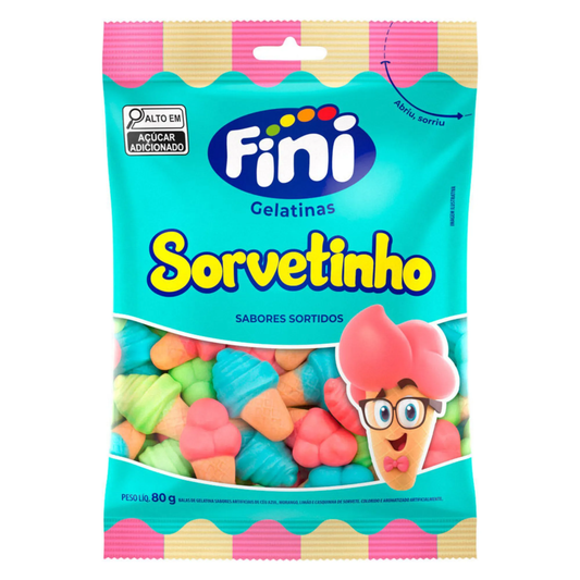 GELATINAS SORVETINHO FINI 80G