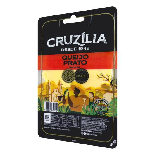 QUEIJO PRATO FATIADO CRUZILIA 150G