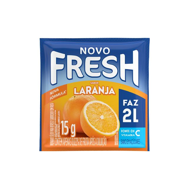 REFRESCO FRESH LARANJA 15GR