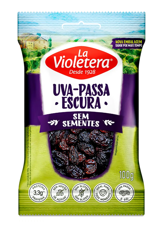 UVA PASSA LA VIOLETERA 100G