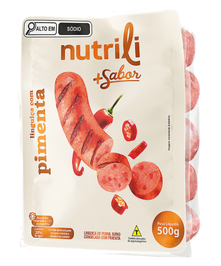 LINGUICA NUTRILI ESPECIAL COM PIMENTA 500G