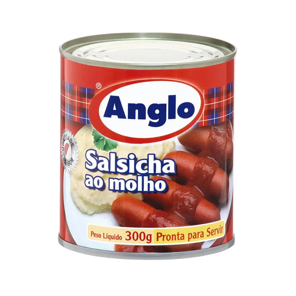 SALSICHA ANGLO AO MOLHO LT 300G