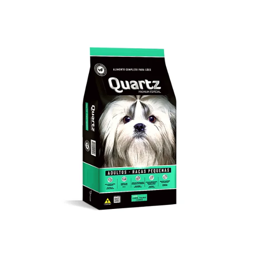RAÇÃO QUARTZ ADULTOS RAÇAS PEQUENAS 10KG