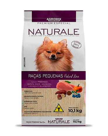 RACAO NATURALLE CAES RACAS PEQUENAS 23% PROTEINAS 10,1KG