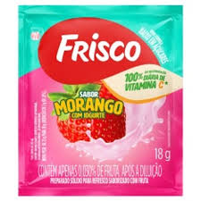 REFRESCO MORANGO COM IOGURTE FRISCO 18G
