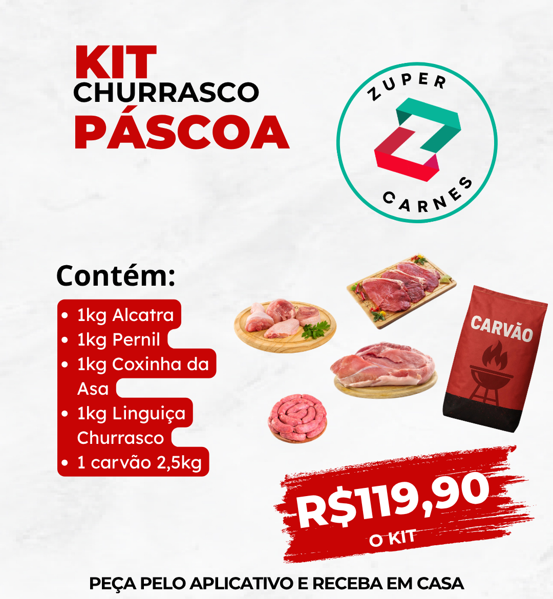 KIT CHURRASCO ZUPER ESPECIAL