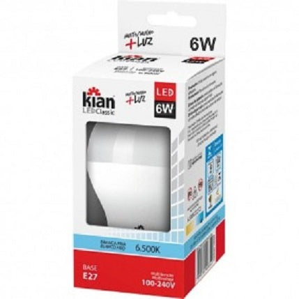 LAMPADA KIAN LED 6W BIVOLT 6500K